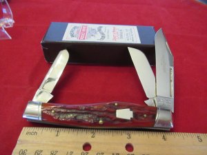 Schatt & Morgan Red Bone Large Stockman 