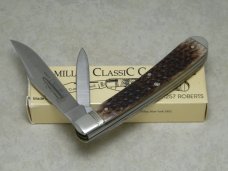 Camillus NY USA CCC-4 Bone Classic Cartridge Bone .257 ROBERTS Banana Trapper Knife in Box Camillus NY USA CCC-4 Bone Classic Cartridge Bone .257 ROBERTS Banana Trapper Knife in Box