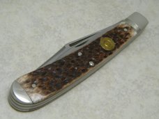 Camillus NY USA CCC-4 Bone Classic Cartridge Bone .257 ROBERTS Banana Trapper Knife in Box Camillus NY USA CCC-4 Bone Classic Cartridge Bone .257 ROBERTS Banana Trapper Knife in Box