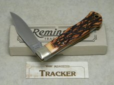 Remington USA 1990 Delrin R1306 Bullet Tracker Lockback Knife in Box