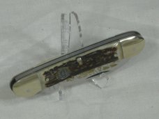 CARL SCHLIEPER GERMAN EYE BRAND HAMMER FORGED SOLINGEN GERMANY STAG CANOE EB-BBDS CARL SCHLIEPER GERMAN EYE BRAND HAMMER FORGED SOLINGEN GERMANY STAG CANOE EB-BBDS