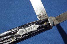 Vintage Kent 2 blade folding  pocket knife.  Kent N.Y. Made in the USA!!! 