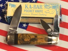 1980s Ka-Bar 3 Blade "Aerial" Whittler Knife (TT201) w/ 1920s? Ladies w/ Derlin Overlay Handles -NOS 1980s Ka-Bar 3 Blade "Aerial" Whittler Knife (TT201) w/ 1920s? Ladies w/ Derlin Overlay Handles -NOS