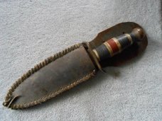 Very Nice Old Theater or Trench Knife with original sheath.