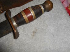 Very Nice Old Theater or Trench Knife with original sheath.