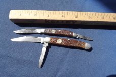 Two Vintage Boker USA Tree Brand Pocket Knives 8288 and 8348 Two Vintage Boker USA Tree Brand Pocket Knives 8288 and 8348