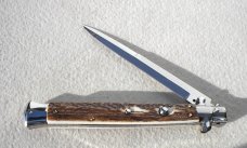 NEW 13" ITALIAN STILETTO GENUINE STAG FRANK BELTRAME KNIFE 