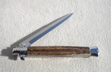 NEW 13" ITALIAN STILETTO GENUINE STAG FRANK BELTRAME KNIFE 