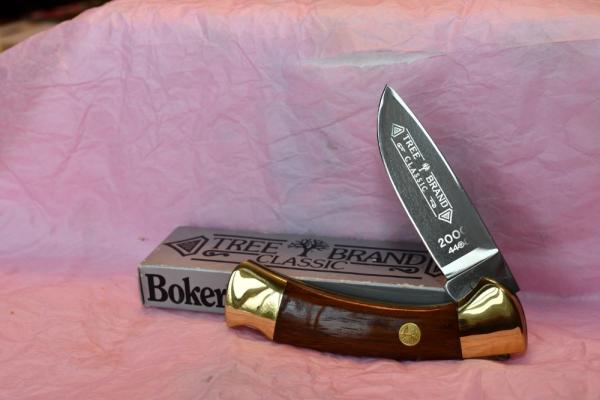 Boker Tree Brand Classic 2000 44OC Lock-Back (1978-1984) Beautiful Wood!