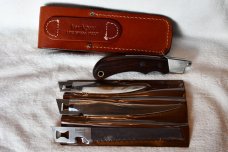 Queen Cutlery # 46 Abalone Wharncliff Pocket  Knife   #71