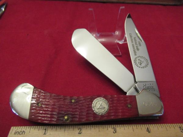Case XX Red Bone Saddle Horn Pattern # 62100 SS NKCA 1999 Case XX Red Bone Saddle Horn Pattern # 62100 SS NKCA 1999