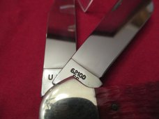 Case XX Red Bone Saddle Horn Pattern # 62100 SS NKCA 1999 Case XX Red Bone Saddle Horn Pattern # 62100 SS NKCA 1999
