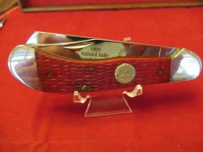 Case XX Red Bone Saddle Horn Pattern # 62100 SS NKCA 1999 Case XX Red Bone Saddle Horn Pattern # 62100 SS NKCA 1999