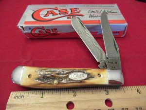 Case XX 1999 Stag Mini Trapper Pattern # 5207 D 