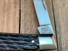 Bulldog 1st Generation Green Rope Jigged Bone Stockman “Cowboy’s Pet” Stainless Bulldog 1st Generation Green Rope Jigged Bone Stockman “Cowboy’s Pet” Stainless