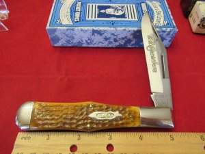 Case Classic Honey Bone Coke Bottle Pattern # 61050 SAB
