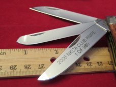 Case XX USA 1975 Wood P137 SS Kentucky Bicentennial Sodbuster Knife - NIB