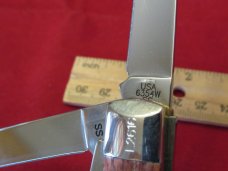 Case XX USA 1975 Wood P137 SS Kentucky Bicentennial Sodbuster Knife - NIB