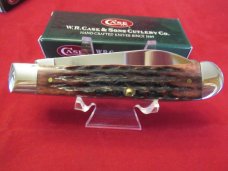 Case XX USA 1975 Wood P137 SS Kentucky Bicentennial Sodbuster Knife - NIB