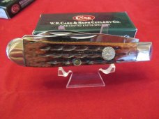 Case XX USA 1975 Wood P137 SS Kentucky Bicentennial Sodbuster Knife - NIB