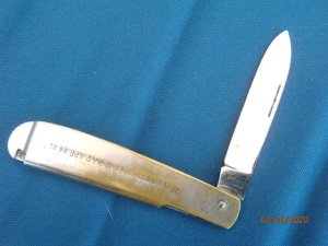 Metal Fruit Knife Pat. Apr. 26 .81
