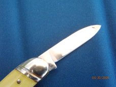Unmarked Church Key Knife 3 Back springs Slanted Bolsters Unmarked Church Key Knife 3 Back springs Slanted Bolsters