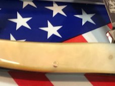 Vint HAND MADE Bulldog Brand 3 Blade Seductress Whittler w Fiery Gold Lip Mother of Pearl Handle Vint HAND MADE Bulldog Brand 3 Blade Seductress Whittler w Fiery Gold Lip Mother of Pearl Handle