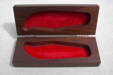  VINTAGE ORIGINAL CASE XX BUFFALO WOODEN BOX W/SLEEVE - NO KNIFE 