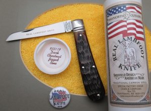 Waynorth Cutlery Real Lambfoot Knife. Charlie Campagna Special Factory Order. GEC .............. (B)
