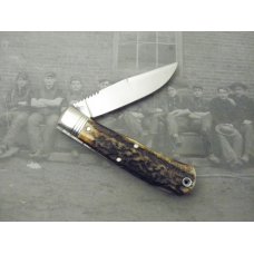 Schatt & Morgan Small Mountain Man Lock back – stag handles Schatt & Morgan Small Mountain Man Lock back – stag handles