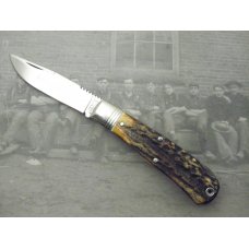 Schatt & Morgan Small Mountain Man Lock back – stag handles Schatt & Morgan Small Mountain Man Lock back – stag handles