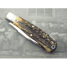 Schatt & Morgan Small Mountain Man Lock back – stag handles Schatt & Morgan Small Mountain Man Lock back – stag handles