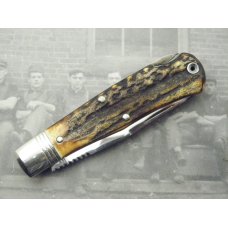 Schatt & Morgan Small Mountain Man Lock back – stag handles Schatt & Morgan Small Mountain Man Lock back – stag handles