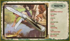 Great Eastern Cutlery Northfield 182216 Natural Stag Beagle Knife,MIT,GEC #30 of 100 made