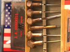 Vintage J A Henckels Wood Carving Tools/Chisels -NM Cond -Lightly Used & Don't Appear Ever Sharpened Vintage J A Henckels Wood Carving Tools/Chisels -NM Cond -Lightly Used & Don't Appear Ever Sharpened