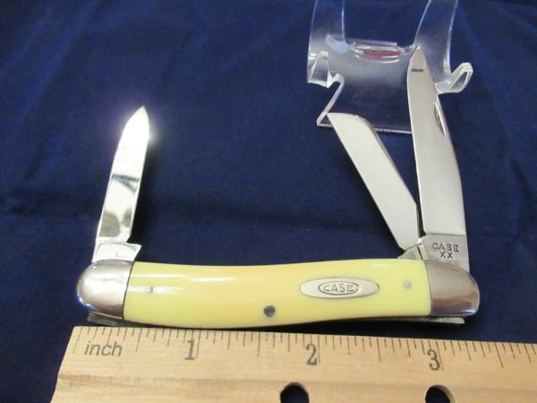Case XX  Yellow Stockman Pattern # 3318 HE