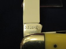 Case XX  Yellow Stockman Pattern # 3318 HE