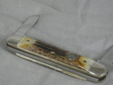 QUEEN CUTLERY STAG CIGAR 1981 NKCA CLUB KNIFE QUEEN CUTLERY STAG CIGAR 1981 NKCA CLUB KNIFE