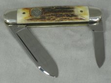 QUEEN CUTLERY STAG CIGAR 1981 NKCA CLUB KNIFE QUEEN CUTLERY STAG CIGAR 1981 NKCA CLUB KNIFE