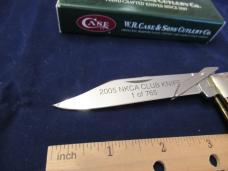 Case XX 2005 Cheetah Pattern # 6111 1/2 SS for the NKCA Case XX 2005 Cheetah Pattern # 6111 1/2 SS for the NKCA