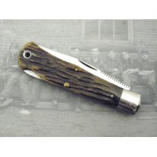 Queen Cutlery Mountain Man Lock back – jigged bone handles: Queen Cutlery Mountain Man Lock back – jigged bone handles:
