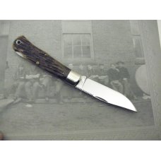 Queen Cutlery Mountain Man Lock back – jigged bone handles: Queen Cutlery Mountain Man Lock back – jigged bone handles:
