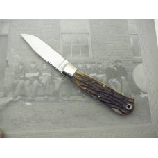 Queen Cutlery Mountain Man Lock back – jigged bone handles: Queen Cutlery Mountain Man Lock back – jigged bone handles: