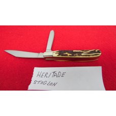HERITAGE STAGLON DOGLEG JACK/BAREHEAD/PEANUT UNUSED APPROX.2-5/8" NO COUNTRY ID STAMP FREE 48 HERITAGE STAGLON DOGLEG JACK/BAREHEAD/PEANUT UNUSED APPROX.2-5/8" NO COUNTRY ID STAMP FREE 48