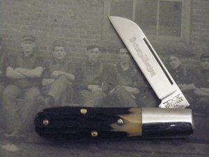 Schatt & Morgan Stag Handled Barlow #69 S&M, one blade