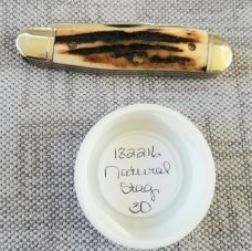 Great Eastern Cutlery Northfield 182216 Natural Stag Beagle Knife,MIT,GEC #30 of 100 made