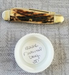 Great Eastern Cutlery Northfield 182216 Natural Stag Beagle Knife,MIT,GEC #30 of 100 made