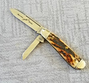 Great Eastern Cutlery Northfield 182216 Natural Stag Beagle Knife,MIT,GEC #30 of 100 made