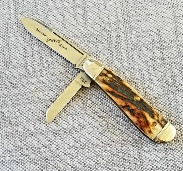 Great Eastern Cutlery Northfield 182216 Natural Stag Beagle Knife,MIT,GEC #30 of 100 made