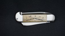 + VTG RARE SCRIMSHAW NATIONAL BLADE NJ USA SURGICAL STEEL JAPAN Marlin Spike Rigging Knife + + VTG RARE SCRIMSHAW NATIONAL BLADE NJ USA SURGICAL STEEL JAPAN Marlin Spike Rigging Knife +